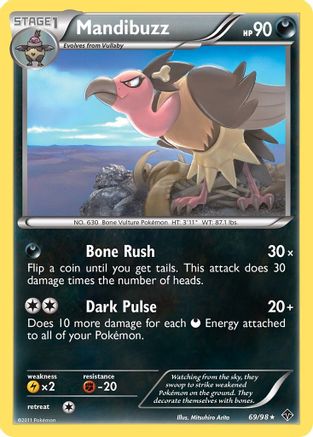 [PKM] Mandibuzz (69/98) [Black & White: Emerging Powers]