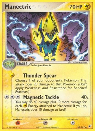 [PKM-C] Manectric (38/107) (Stamped) [EX: Deoxys]