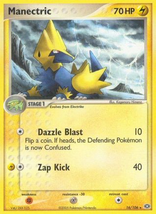 [PKM-R] Manectric (16/106) (Stamped) [EX: Emerald]
