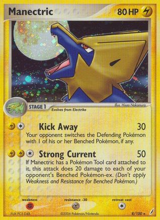 [PKM-R] Manectric (8/100) (Stamped) [EX: Crystal Guardians]
