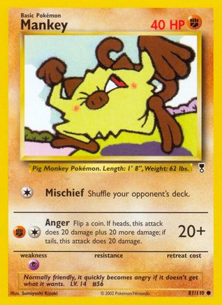 [PKM] Mankey (81/110) [Legendary Collection]