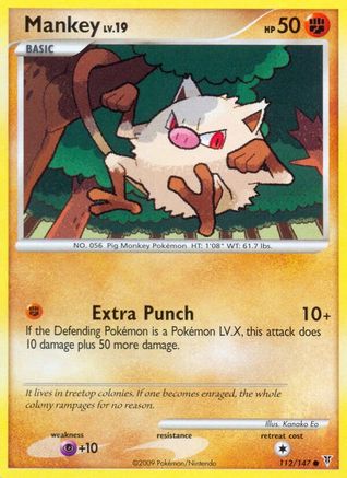 [PKM] Mankey (112/147) [Platinum: Supreme Victors]