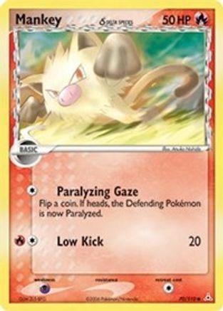 [PKM] Mankey (70/110) (Delta Species) (Stamped) [EX: Holon Phantoms]