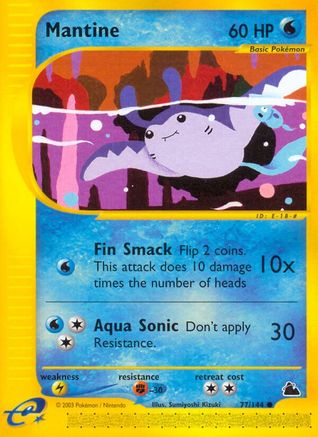 [PKM] Mantine (77/144) [Skyridge]