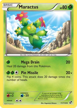 [PKM] Maractus (11/114) [Black & White: Base Set]