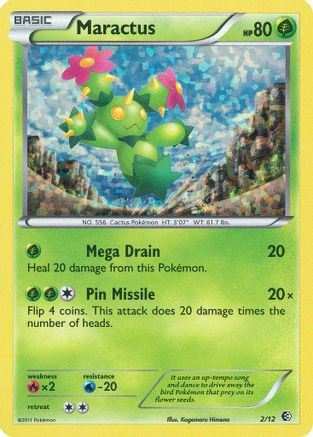 [PKM-R] Maractus (2/12) [McDonald's Promos: 2011 Collection]