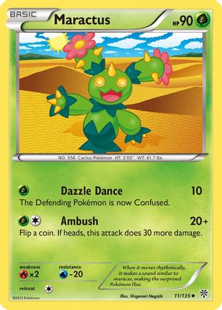 [PKM] Maractus (11/135) [Black & White: Plasma Storm]