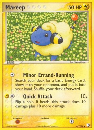 [PKM] Mareep (67/109) (Stamped) [EX: Team Rocket Returns]