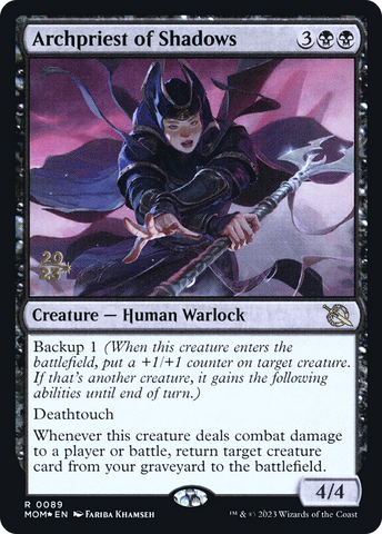 {R} Archpriest of Shadows [March of the Machine Prerelease Promos][PR MOM 089]
