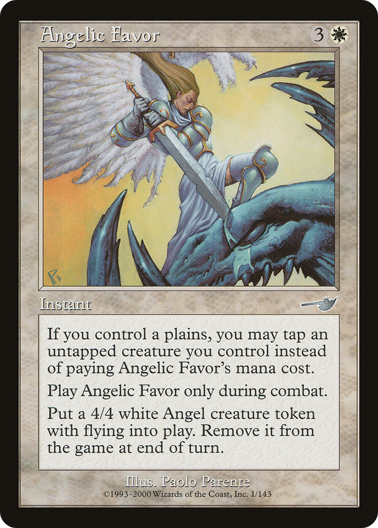 {C} Angelic Favor [Nemesis][NEM 001]