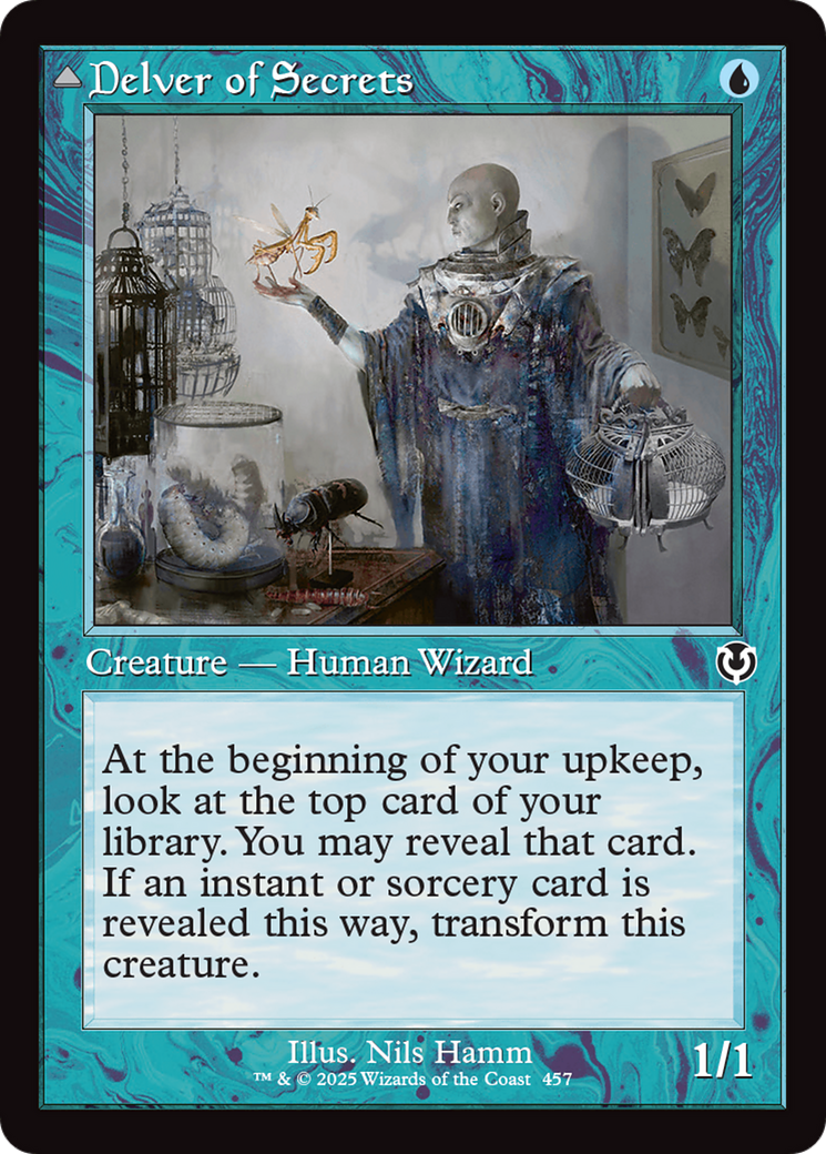 {C} Delver of Secrets // Insectile Aberration (Retro Frame) [Innistrad Remastered][INR 457]
