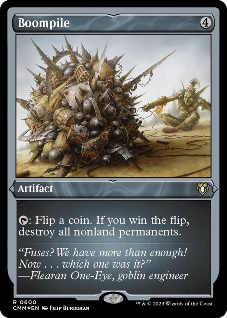 {R} Boompile (Foil Etched) [Commander Masters][CMM 600]