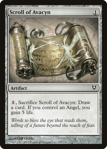 {C} Scroll of Avacyn [Avacyn Restored][AVR 220]