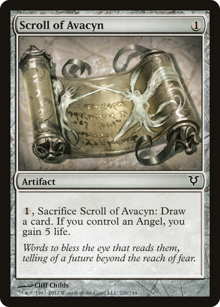 {C} Scroll of Avacyn [Avacyn Restored][AVR 220]