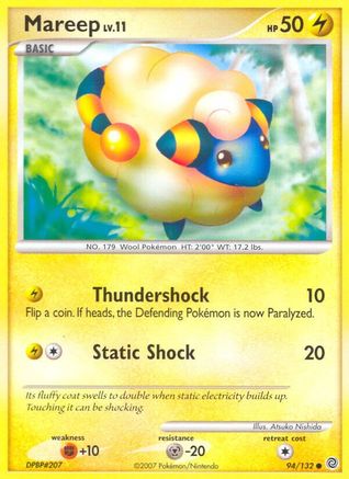 [PKM] Mareep (94/132) [Diamond & Pearl: Secret Wonders]