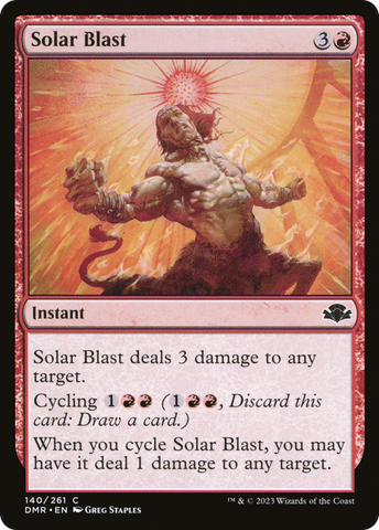 {C} Solar Blast [Dominaria Remastered][DMR 140]