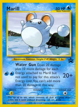[PKM-R] Marill (29) [Wizards of the Coast: Black Star Promos]