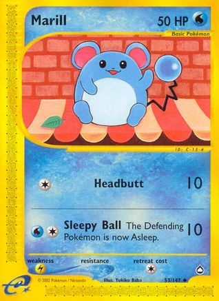 [PKM] Marill (53/147) [Aquapolis]