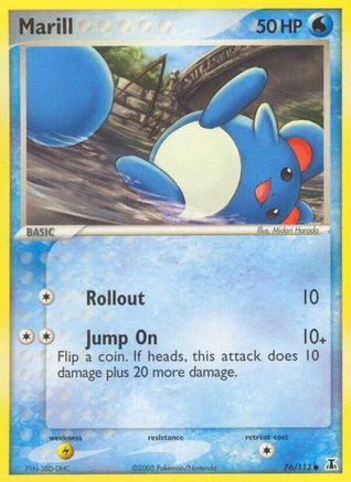 [PKM] Marill (76/113) (Stamped) [EX: Delta Species]