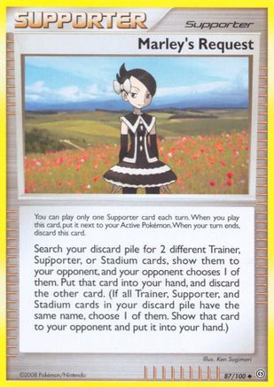 [PKM] Marley's Request (87/100) [Diamond & Pearl: Stormfront]