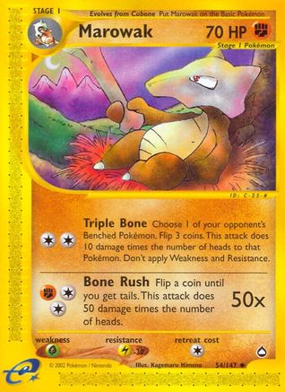 [PKM] Marowak (54/147) [Aquapolis]