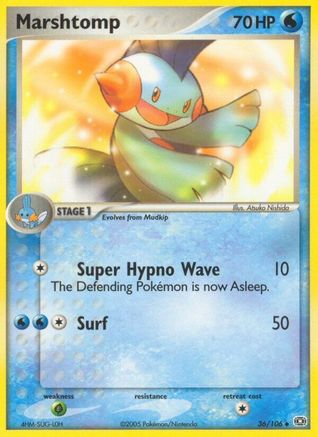 [PKM] Marshtomp (36/106) (Stamped) [EX: Emerald]