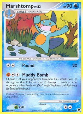 [PKM] Marshtomp (46/106) [Diamond & Pearl: Great Encounters]