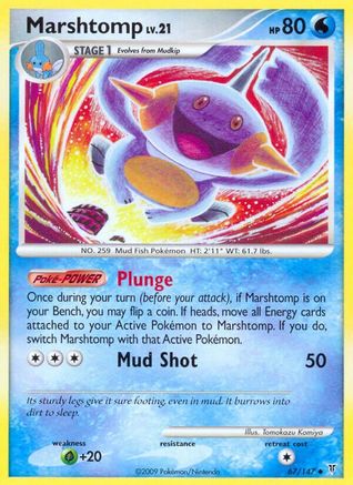 [PKM] Marshtomp (67/147) [Platinum: Supreme Victors]