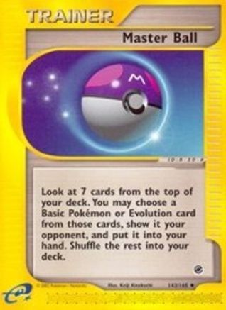 [TR] Master Ball (143/165) [Expedition: Base Set]