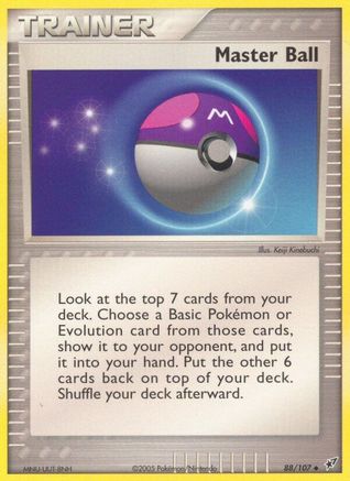 [TR] Master Ball (88/107) (Stamped) [EX: Deoxys]