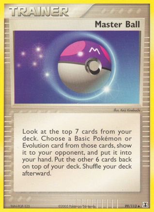 [TR] Master Ball (99/113) [EX: Delta Species]