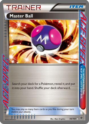 [TR] Master Ball (94/101) [Black & White: Plasma Blast]