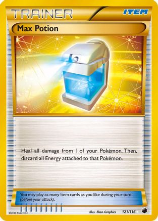 [PKM] Max Potion (121/116) [Black & White: Plasma Freeze]