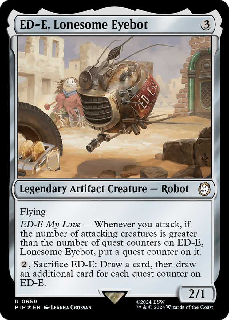 {R} ED-E, Lonesome Eyebot (Surge Foil) [Fallout][PIP 659]