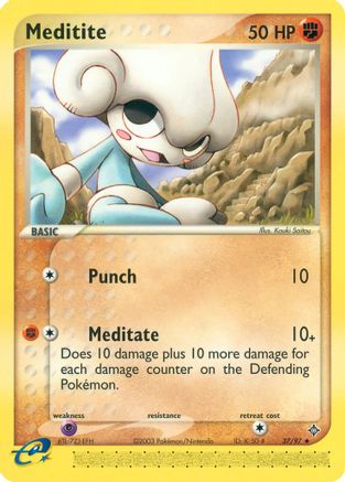 [PKM] Meditite (37/97) [EX: Dragon]