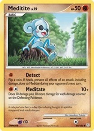 [PKM] Meditite (89/130) [Diamond & Pearl: Base Set]