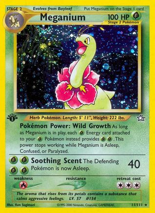 [PKM] Meganium (11/111) [Neo Genesis 1st Edition]