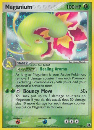 [PKM-R] Meganium (9/115) (Stamped) [EX: Unseen Forces]