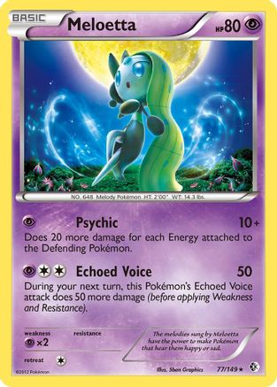 [PKM-R] Meloetta (77/149) [Black & White: Boundaries Crossed]