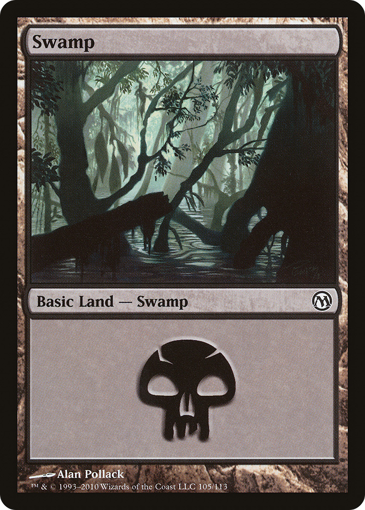 {B}[DPA 105] Swamp (105) [Duels of the Planeswalkers]