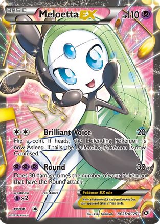 [PKM-R] Meloetta EX (RC25/RC25) [Black & White: Legendary Treasures]