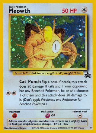 [PKM-R] Meowth (10) [Wizards of the Coast: Black Star Promos]