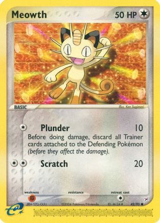 [PKM] Meowth (42/95) [EX: Team Magma vs Team Aqua]
