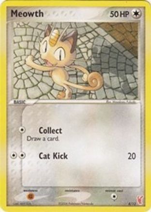 [PKM] Meowth (4/12) [EX: Trainer Kit 2 - Plusle]