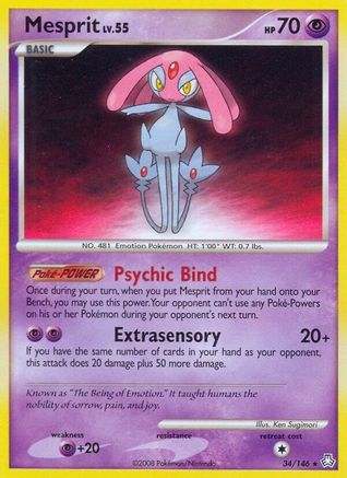 [PKM] Mesprit (34/146) [Diamond & Pearl: Legends Awakened]