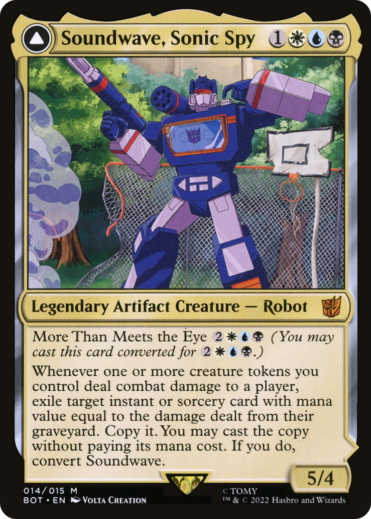 {R} Soundwave, Sonic Spy // Soundwave, Superior Captain [Transformers][BOT 014]