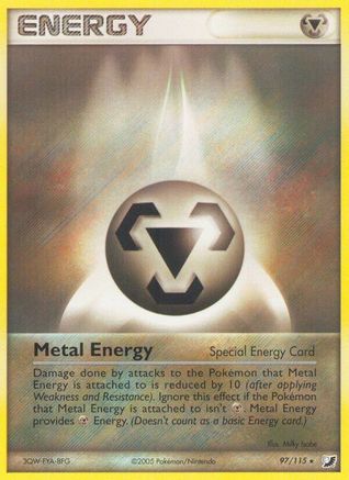 [PKM BE] Metal Energy (97/115) (Stamped) [EX: Unseen Forces]