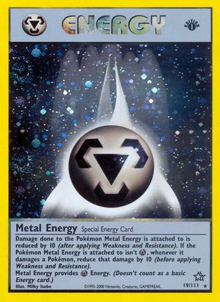 [PKM BE] Metal Energy (19/111) [Neo Genesis 1st Edition]