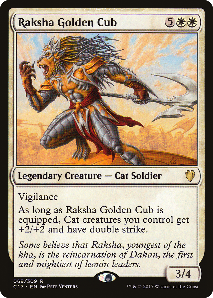 {R} Raksha Golden Cub [Commander 2017][C17 069]