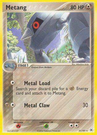 [PKM-R] Metang (21/101) [EX: Hidden Legends]
